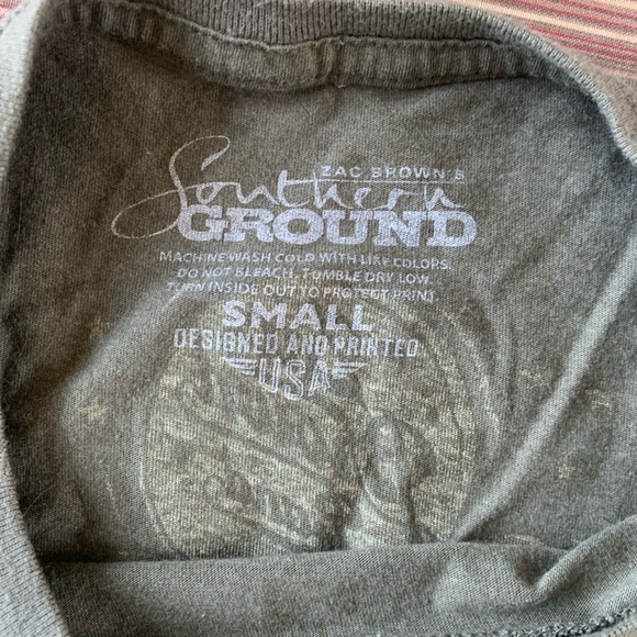 ZAC BROWN BAND WELCOME HOME 2017 TOUR SIZE SMALL green - Picture 5 of 10